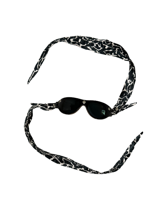 Roberto Cavalli Black Scarf Sunglasses