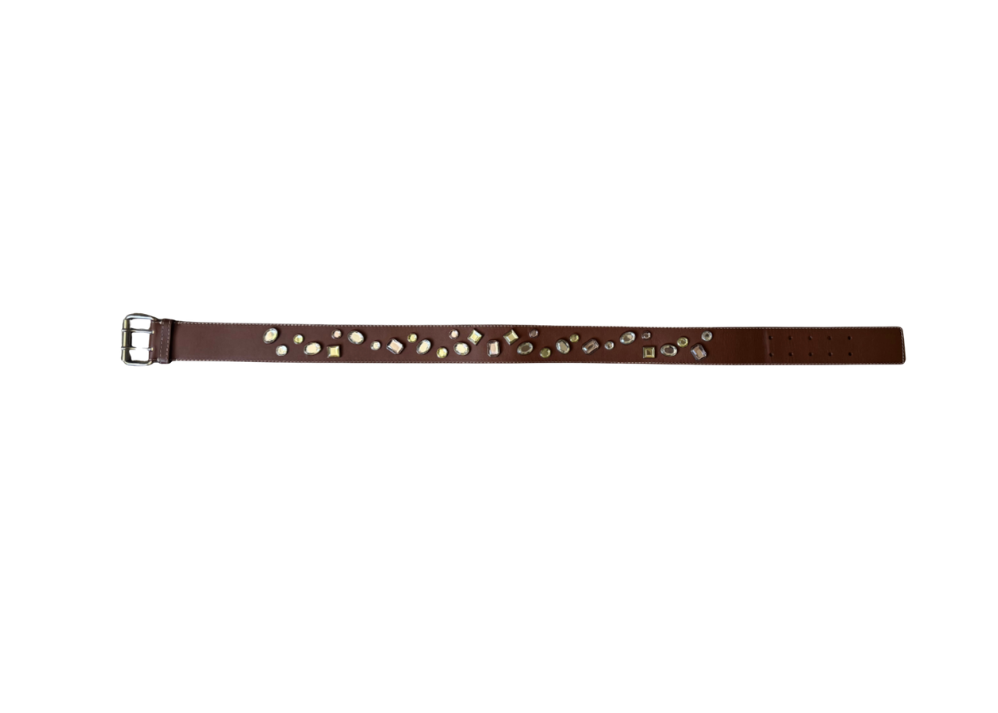 Celine Crystal Studded Belt