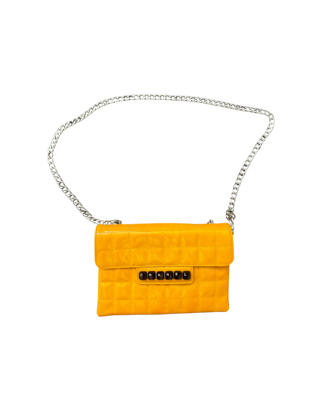 Chanel Patent Leather Keyboard Logo Bag