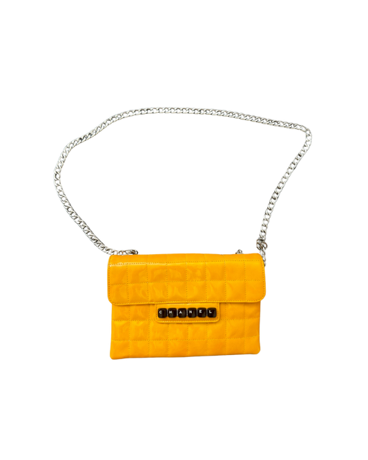 Chanel Patent Leather Keyboard Logo Bag