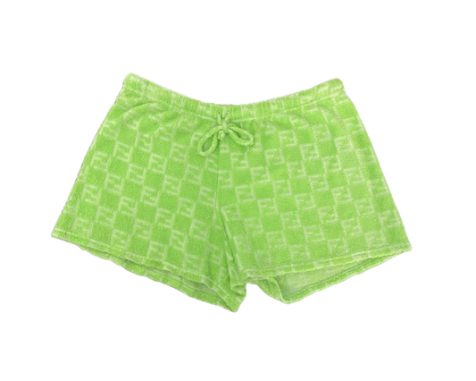 Fendi Terry Cloth Logo Shorts