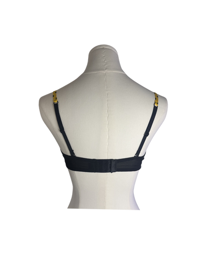 Chantal Thomass Yellow Polka Dot Mesh Detailed Bra