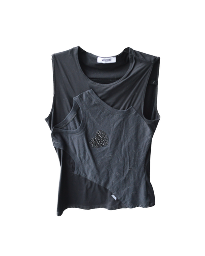 Moschino Jeans Layered Tank