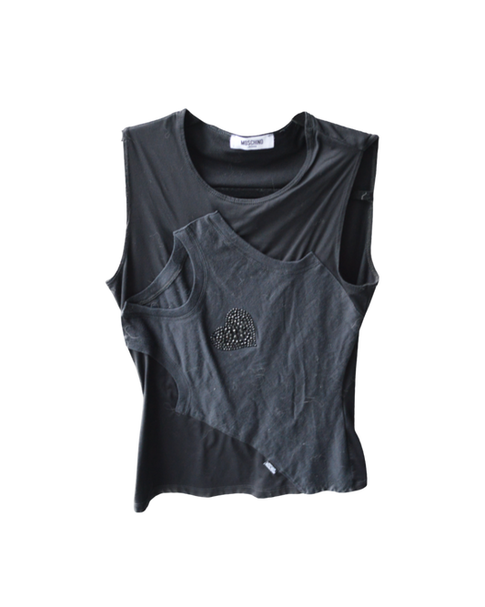 Moschino Jeans Layered Tank