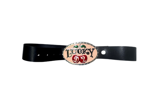 Dsquared² “Lucky D2” Cherry Buckle Belt