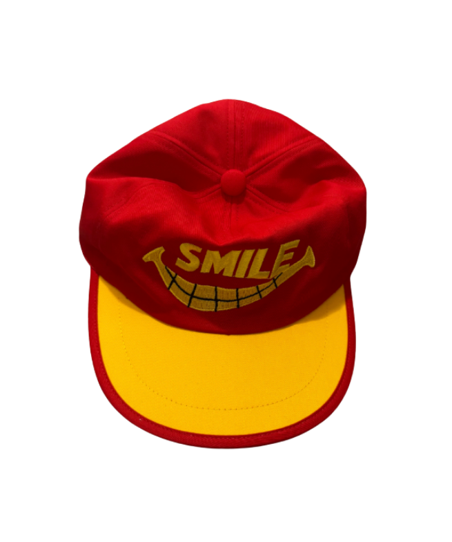 Moschino Cheap & Chic Double Brimmed Red Hat
