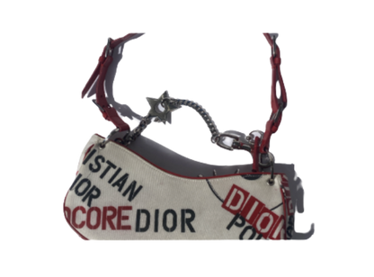 Christian Dior by John Galliano ‘Hardcore’ Pierced Shoulder Bag