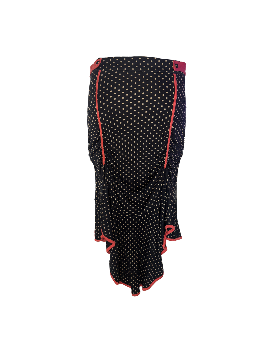 Sass & Bide Polka Dot Midi Skirt