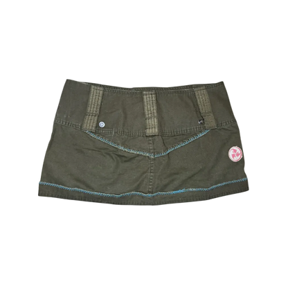 Diesel Green Utility Mini Skirt