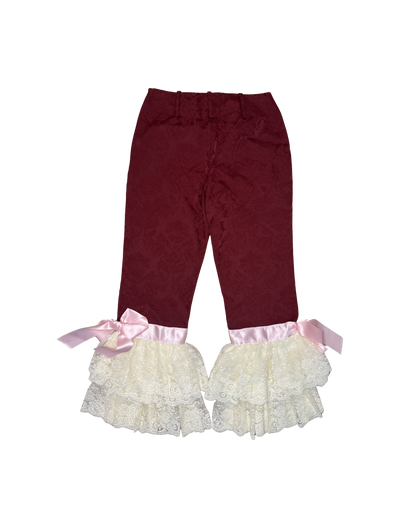 Dolce & Gabbana Lace Ruffle Pants