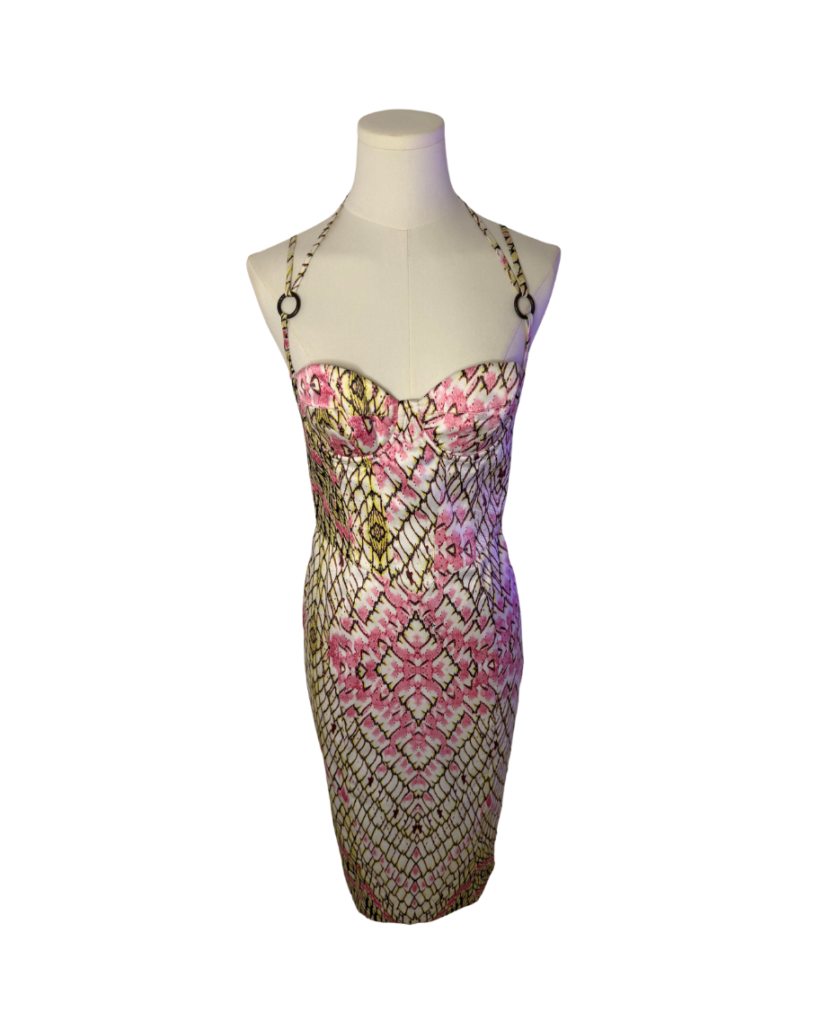 Just Cavalli Snakeskin Midi Dress