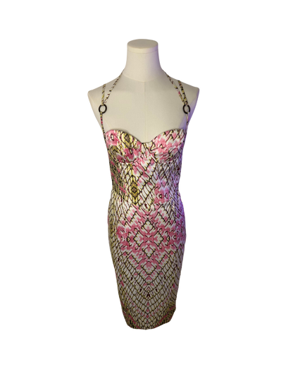 Just Cavalli Snakeskin Midi Dress