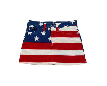 Dolce & Gabbana American Flag Mini Skirt