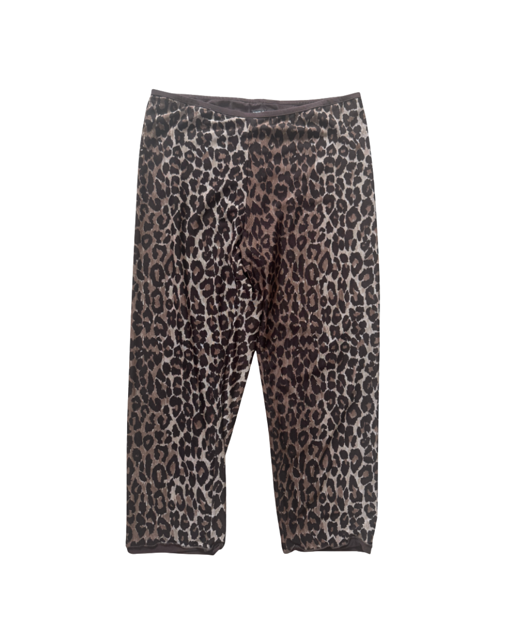 Dolce & Gabbana Mare Leopard Mesh Capri Leggings