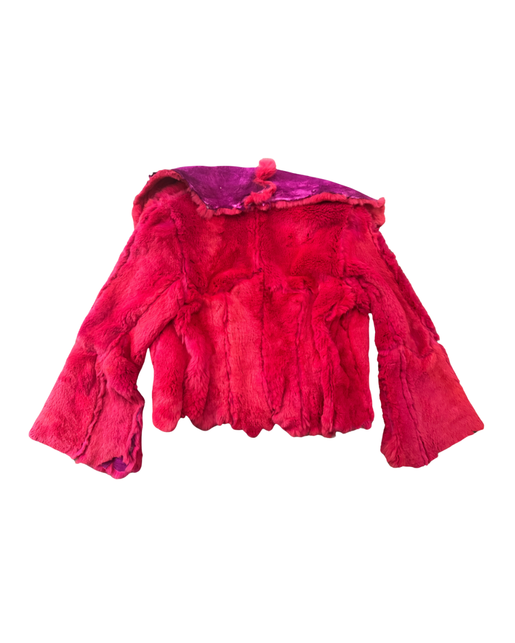 Roberto Cavalli Fuchsia Reversible Fur Coat