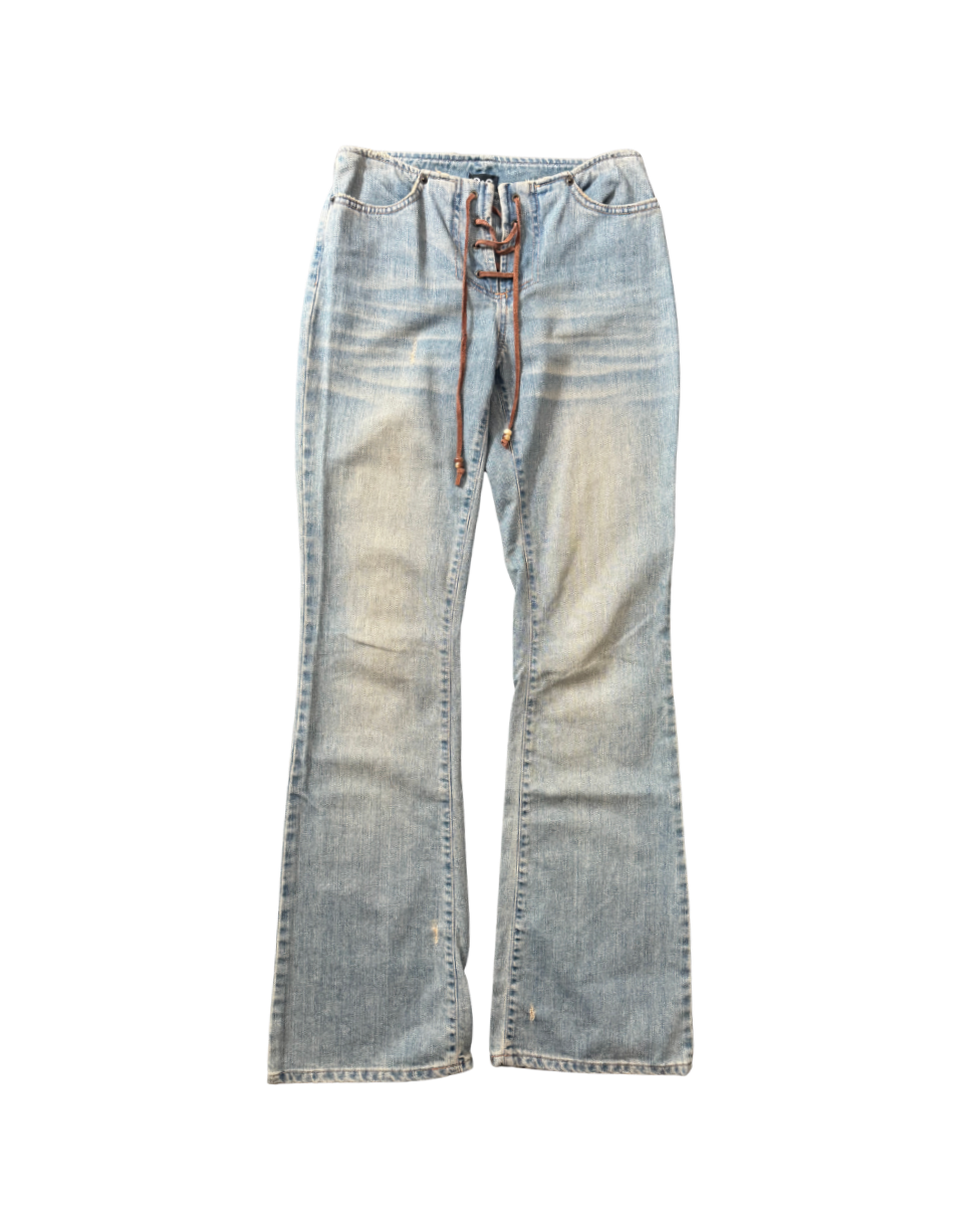 Dolce & Gabbana Lace-Up Jeans