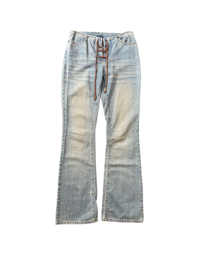 Dolce & Gabbana Lace-Up Jeans