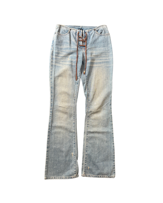 Dolce & Gabbana Lace-Up Jeans