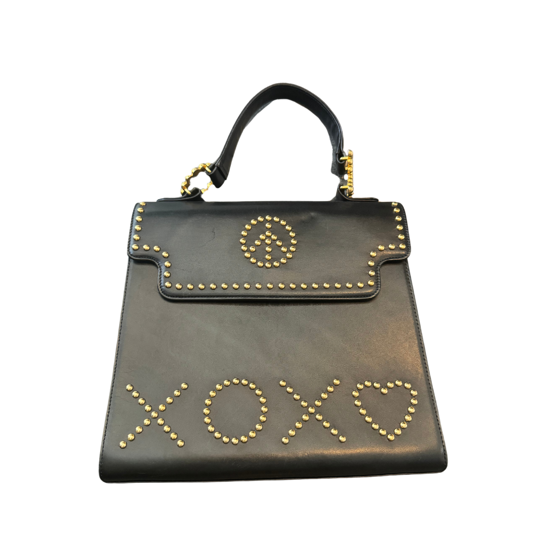 Moschino XO Studded Handbag