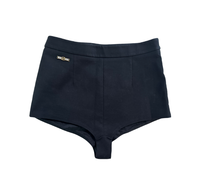 Dsquared² Black Micro Mini Shorts