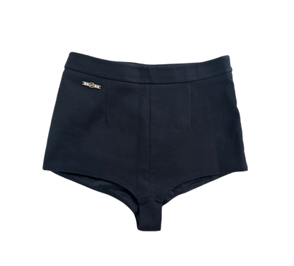 Dsquared² Black Micro Mini Shorts