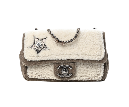 Chanel by Karl Lagerfeld Paris Dallas Shearling Flap Bag