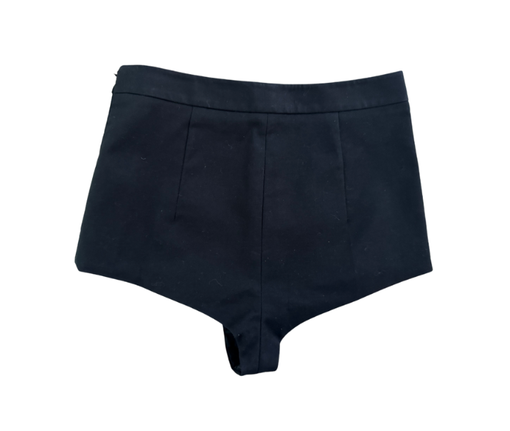 Dsquared² Black Micro Mini Shorts