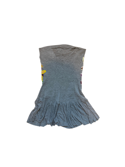 Gaetano Navarra Floral Appliqué Mini Dress