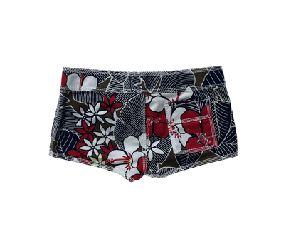 Dsquared² Denim Floral Lace Up Shorts