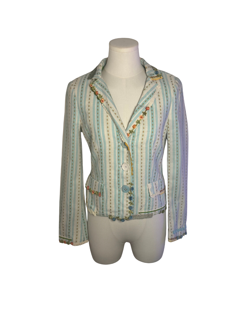 Moschino Cheap & Chic Floral Lined Blazer