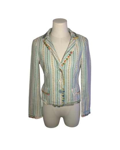 Moschino Cheap & Chic Floral Lined Blazer