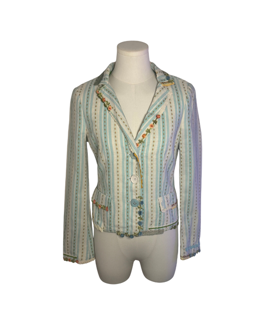 Moschino Cheap & Chic Floral Lined Blazer