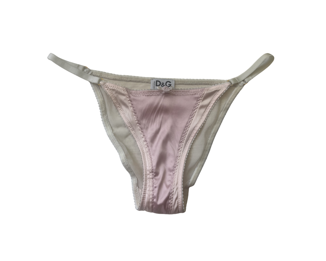 Dolce & Gabbana Light Pink Mesh Bra