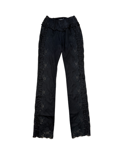 Dsquared² Goth Lace Trimmed Pant