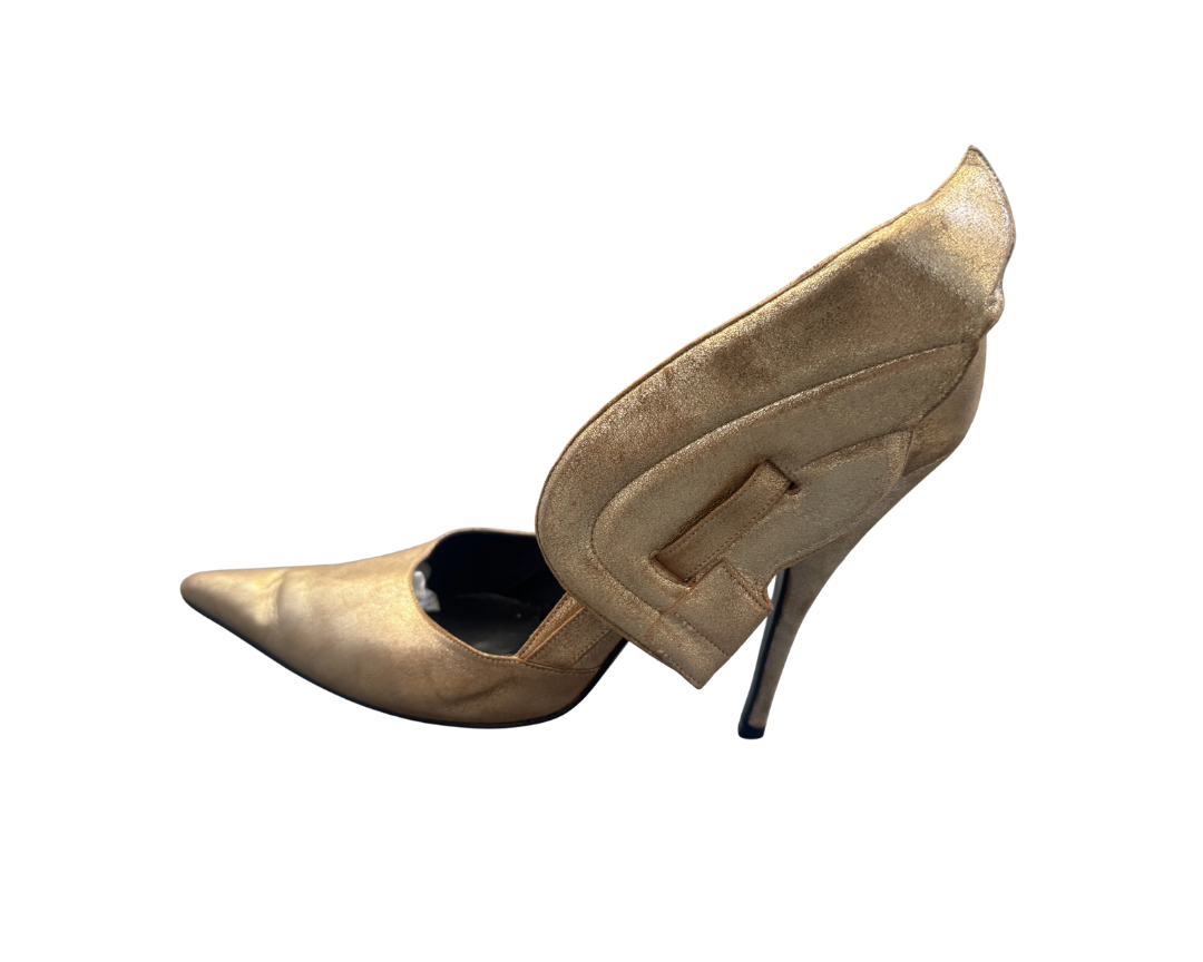 Sonia Rykiel Gold Winged Heels