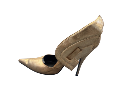 Sonia Rykiel Gold Winged Heels