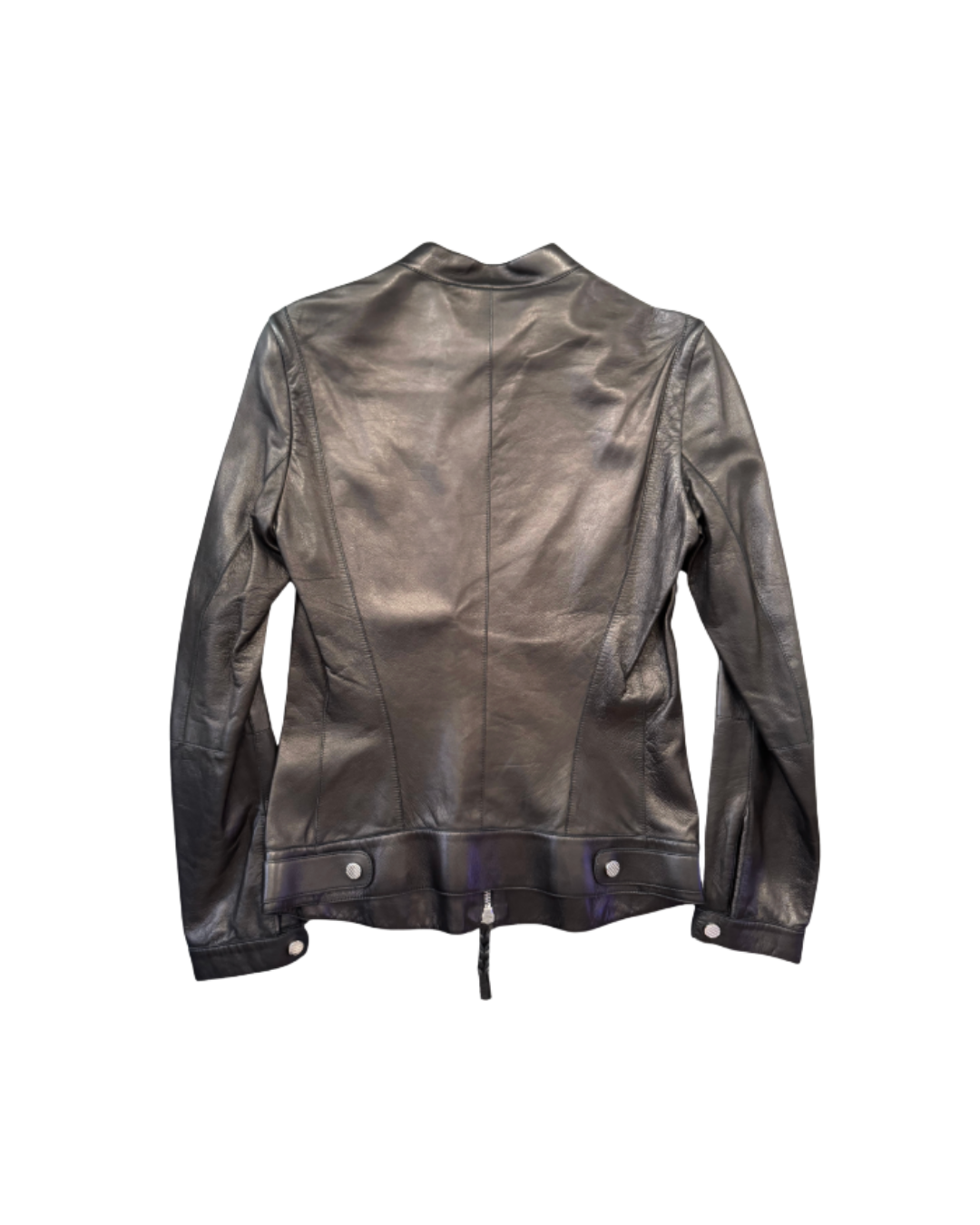 Roberto Cavalli Black Leather Jacket