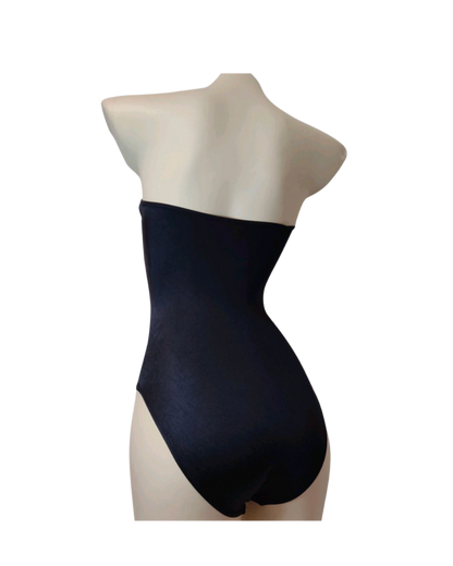Moschino Mare Yellow Bow One Piece Swim