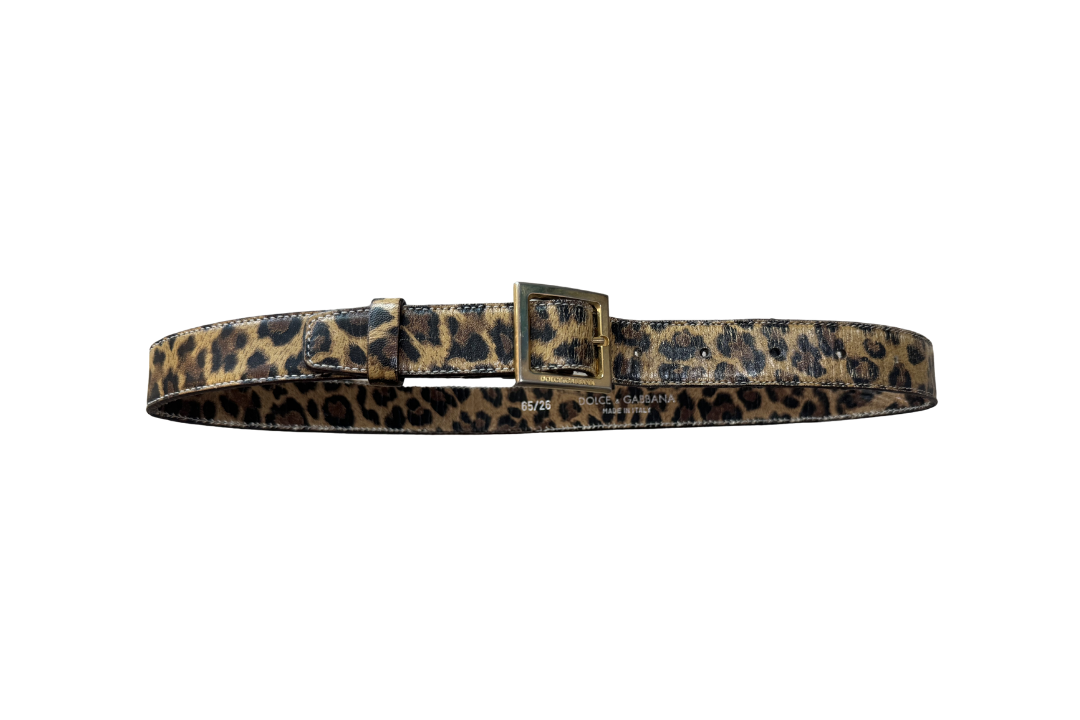 Dolce & Gabbana Cheetah Belt