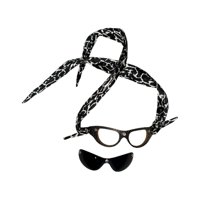 Roberto Cavalli Black Scarf Sunglasses