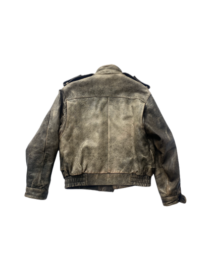 Wilsons Leather Brown Distressed Jacket