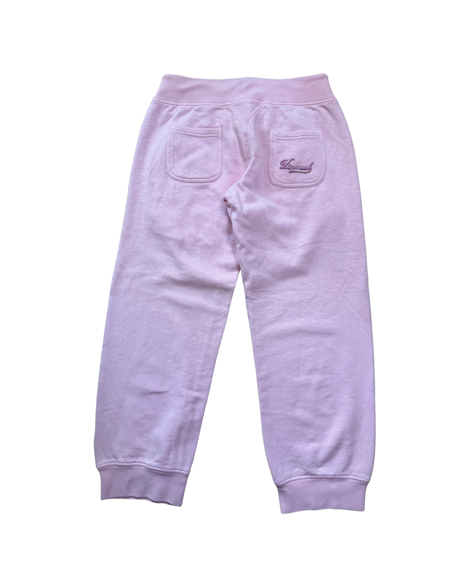 Dsquared² Pink Cropped Sweatpants
