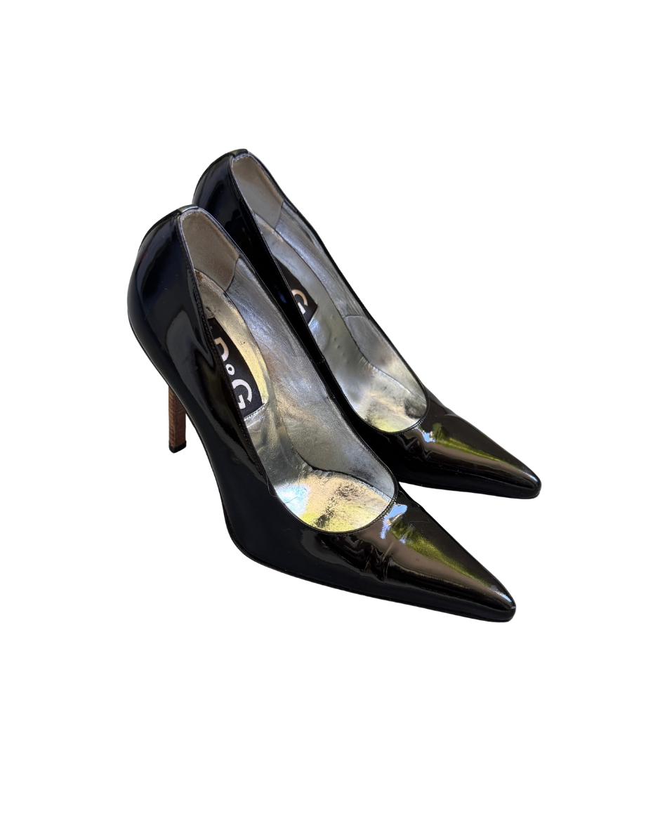 Dolce & Gabbana Black Patent Leather Pumps