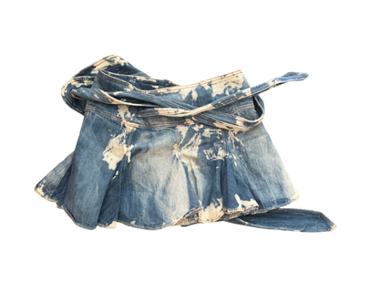 Just Cavalli Denim Wrap Skirt