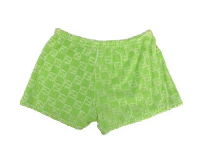 Fendi Terry Cloth Logo Shorts
