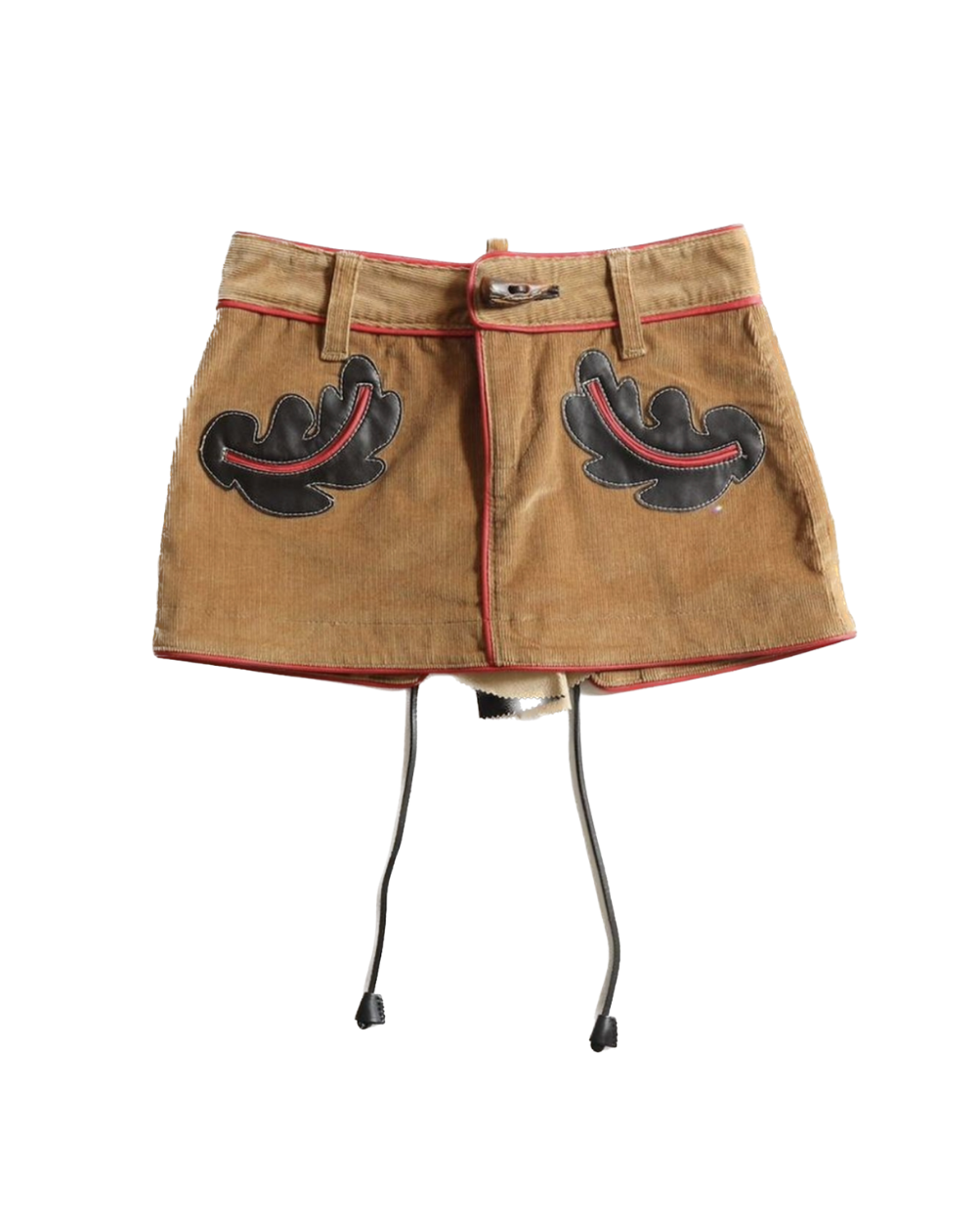 Dsquared² Camel Corduroy Skirt