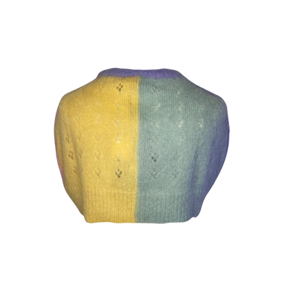 Dsquared² Mohair Mini Cropped Cardigan Cape