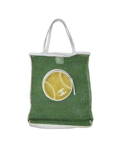 Chanel Green Tennis Ball Tote Bag