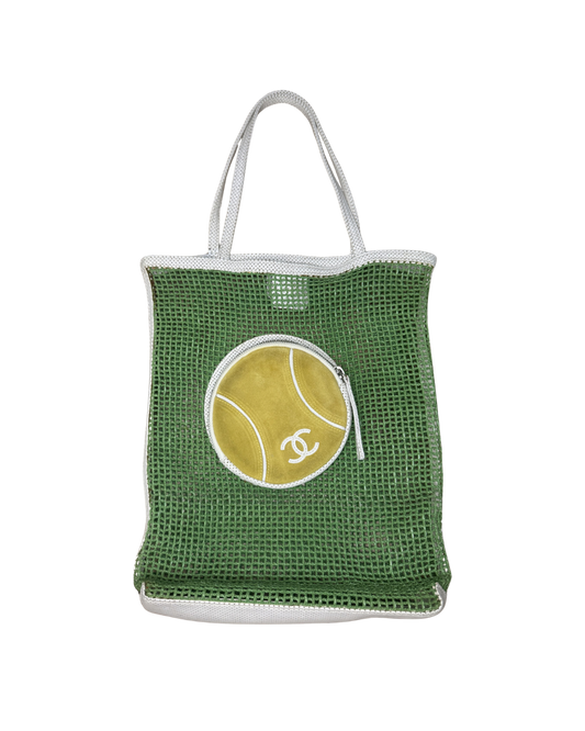 Chanel Green Tennis Ball Tote Bag