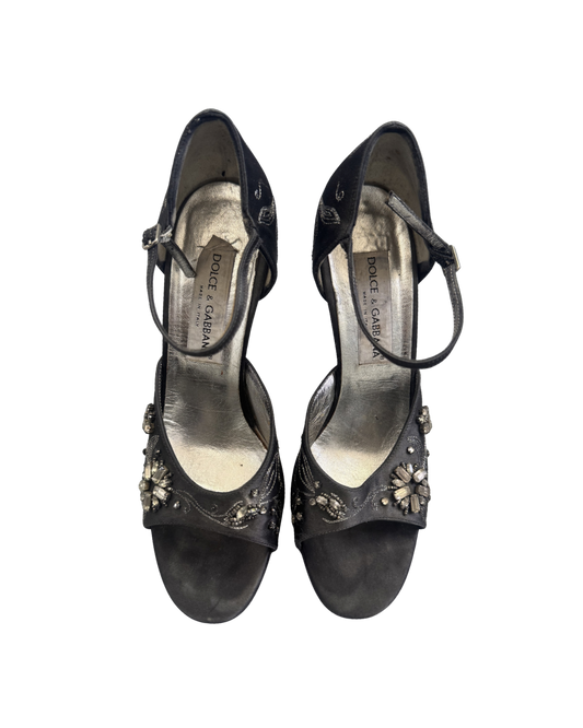 Dolce & Gabbana Embellished Sandal Heels